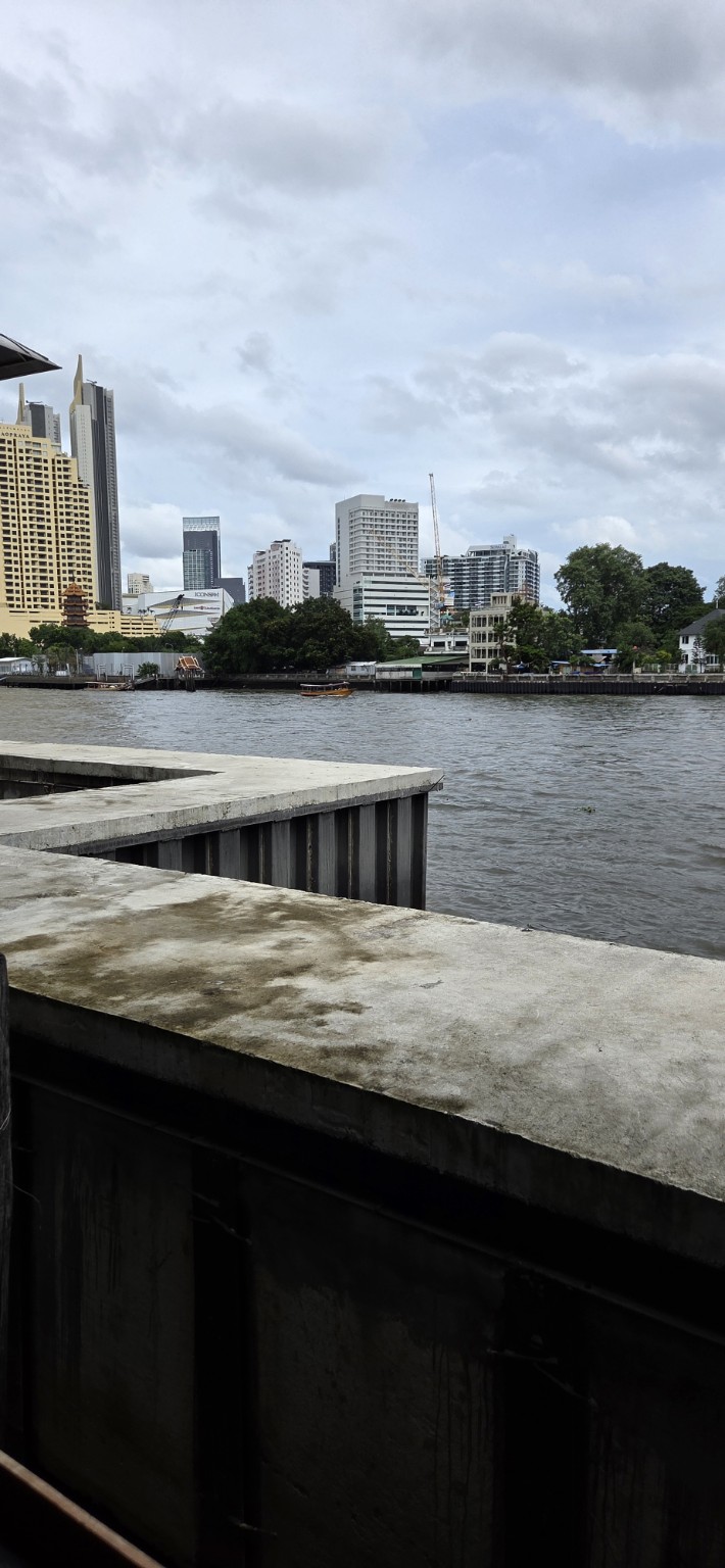 Bangkok skyline viewed across the Chao Phraya River
